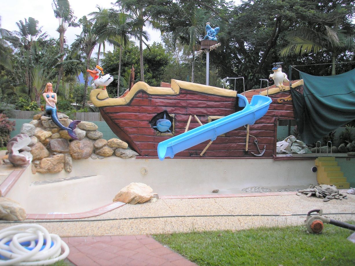 Fibreglass Garden sculpture - ship
