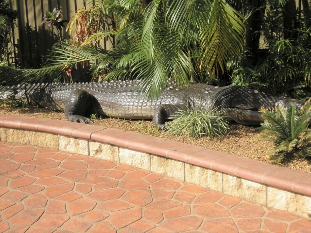 Fibreglass animal manufacturer - crocodile