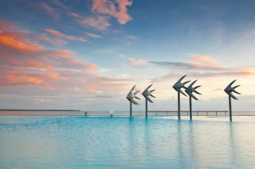 Cairns Lagoon Woven Fish Commercial Sculpture