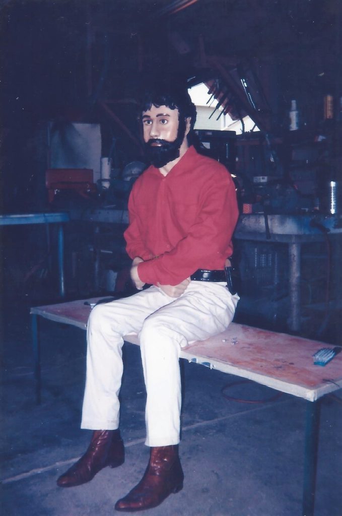 lifelike fibreglass human sculpture