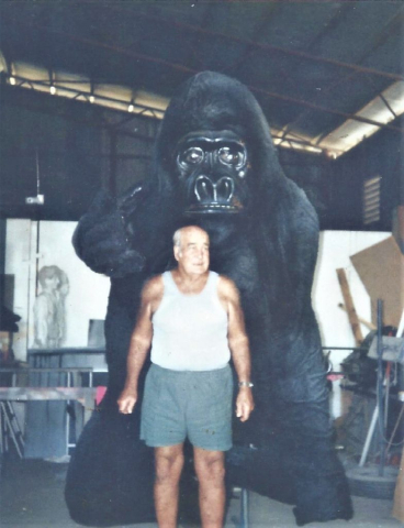 life-size wildlife statues